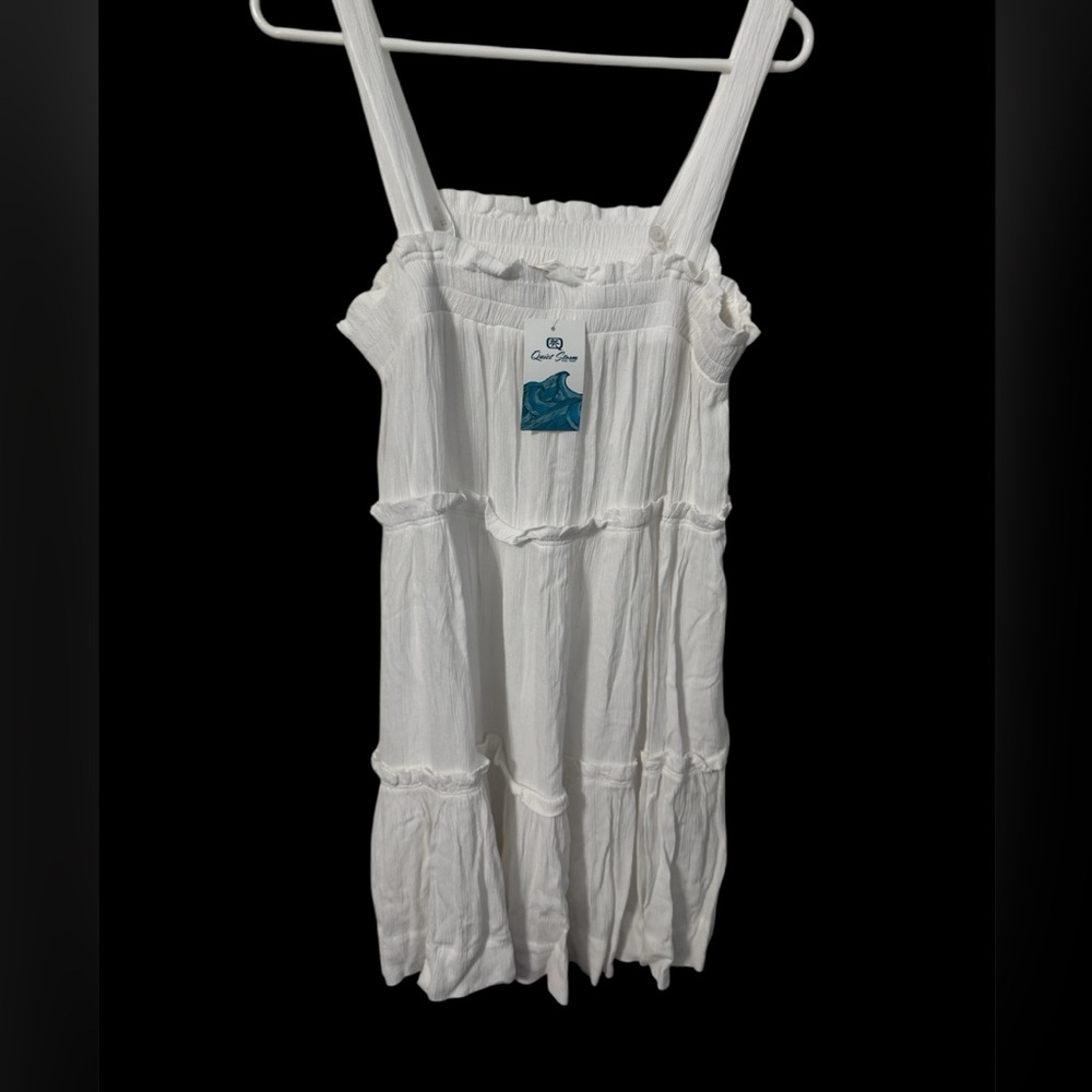 White Beach Coverup with adjustable straps